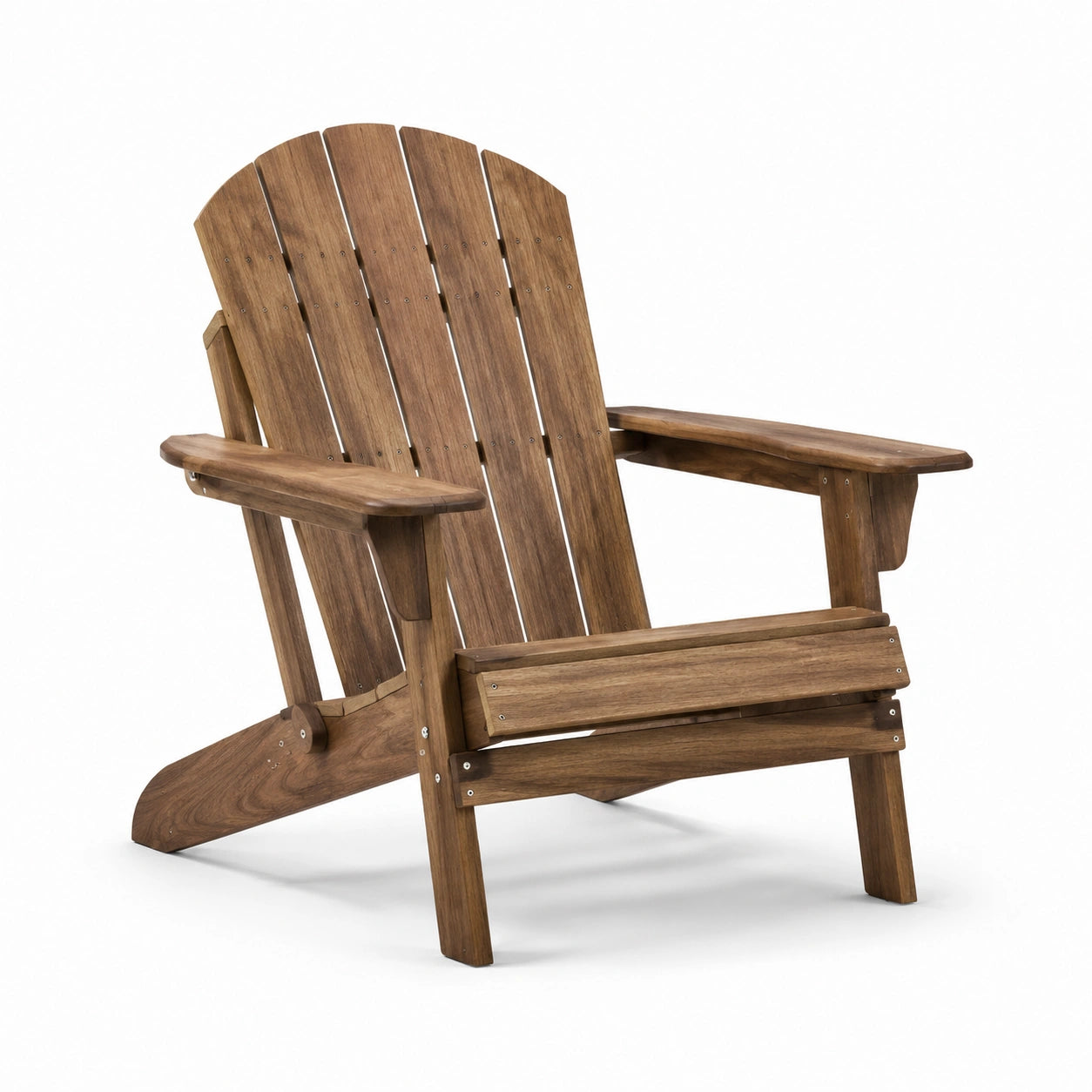 Chaise Adirondack en bois d'acacia marron